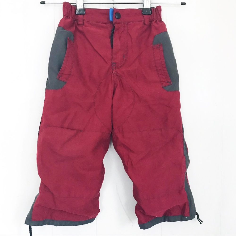 Gap | Red Athletic Lined Pants with Ankle Zippers